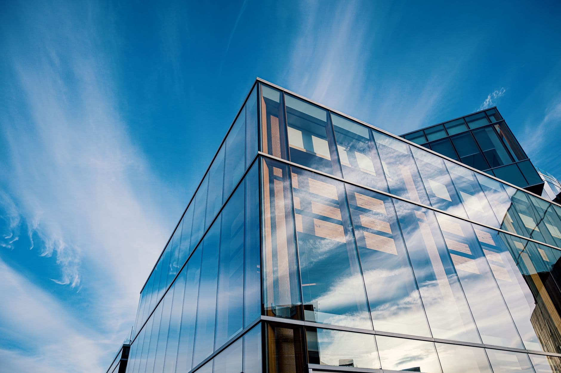 Luxury commercial building exterior